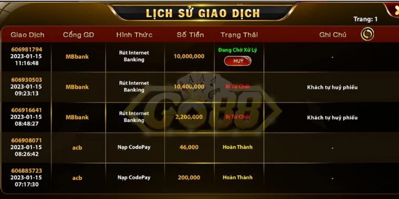 Một số câu hỏi có liên quan tới nạp và rút tiền tại GO88 